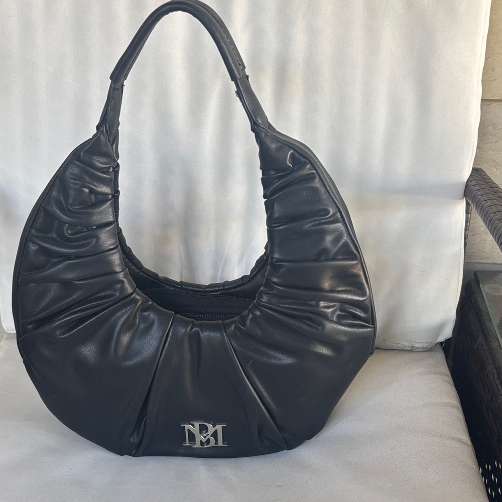 Badgley Mischka Black Hobo Bag